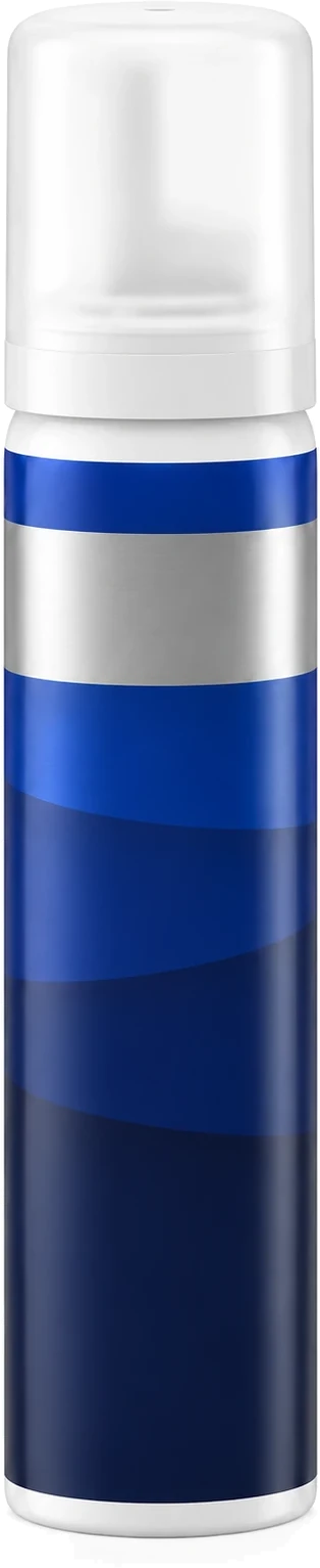 A generic minoxidil foam canister, shown to represent the category